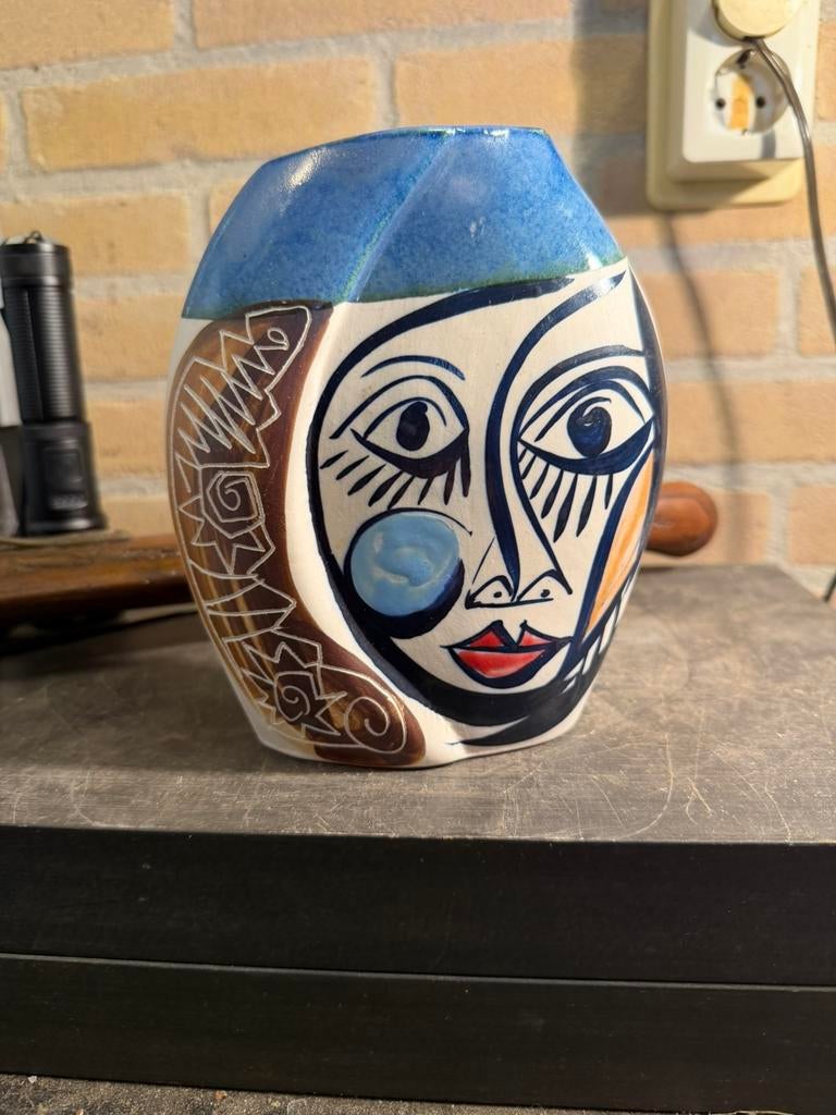 keramische vaas sterk geïnspireerd door Picasso, Ophalen of Verzenden