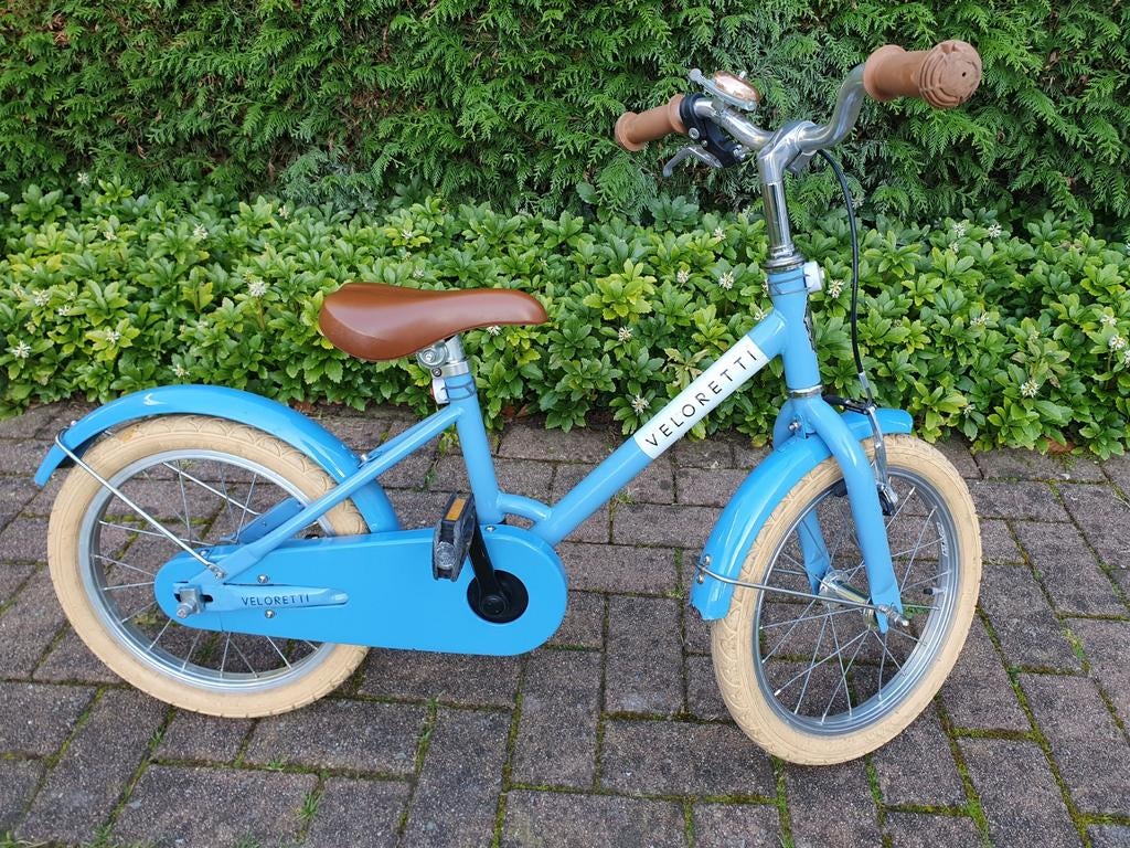 Veloretti Maxi 16 inch kinderfiets lichtblauw, Ophalen, Gebruikt, 16 tot 20 inch