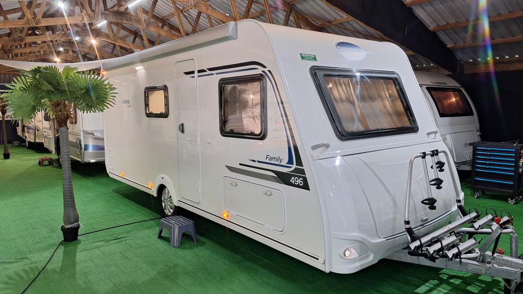 Caravelair Antares Style 496 Cassetteluifel/Stapelbed, Caravans en Kamperen, Treinzit, Contact@caravelair.tm.fr, 4 tot 5 meter