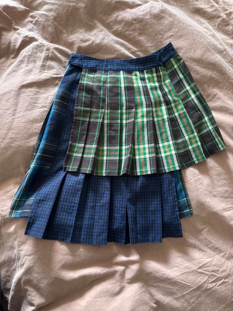 Y2K Collusion geruite plooirok, maat S, Kleding | Dames, Rokken, Verzenden, Zo goed als nieuw, Overige kleuren, Boven de knie