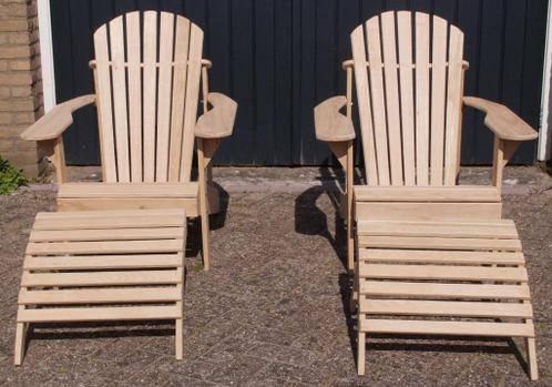 NIEUW TUINSET MASSIEF LICHT EIKEN model canadian chair, Hardhout, Nieuw, Stoel, Tuinset
