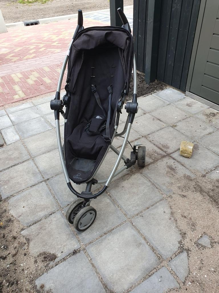 Quinny Zapp Xtra 2 Buggy - Zwart, Ophalen of Verzenden, Gebruikt, Quinny, Verstelbare rugleuning