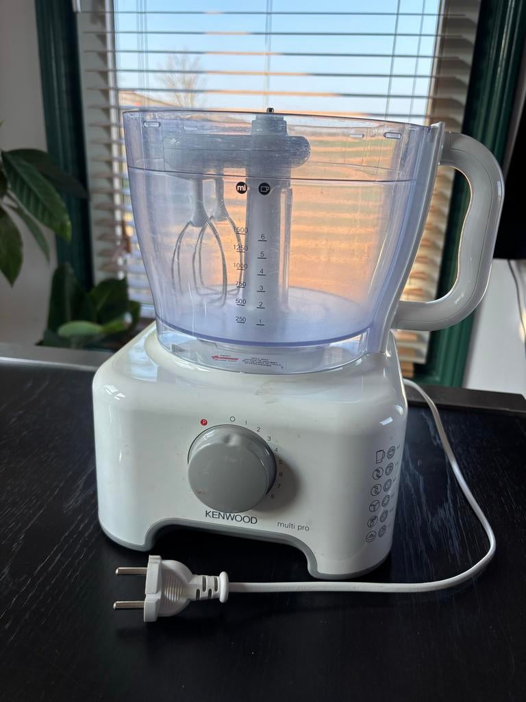 Kenwood Multipro FP733 Keukenmachine - Wit, Ophalen, Gebruikt, 3 snelheden of meer, 2 tot 3 liter