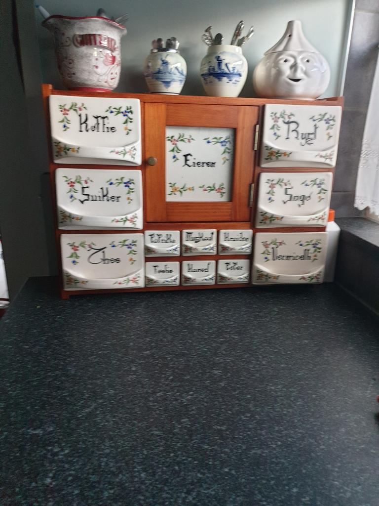 Mooi antiek kruidenkasje, Ophalen of Verzenden