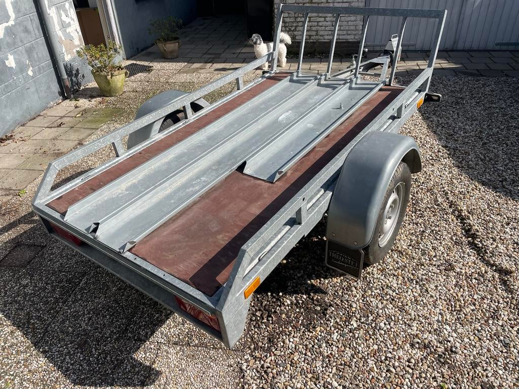 Stevige motoraanhanger, Auto diversen, Aanhangers en Bagagewagens, Ophalen of Verzenden, Gebruikt