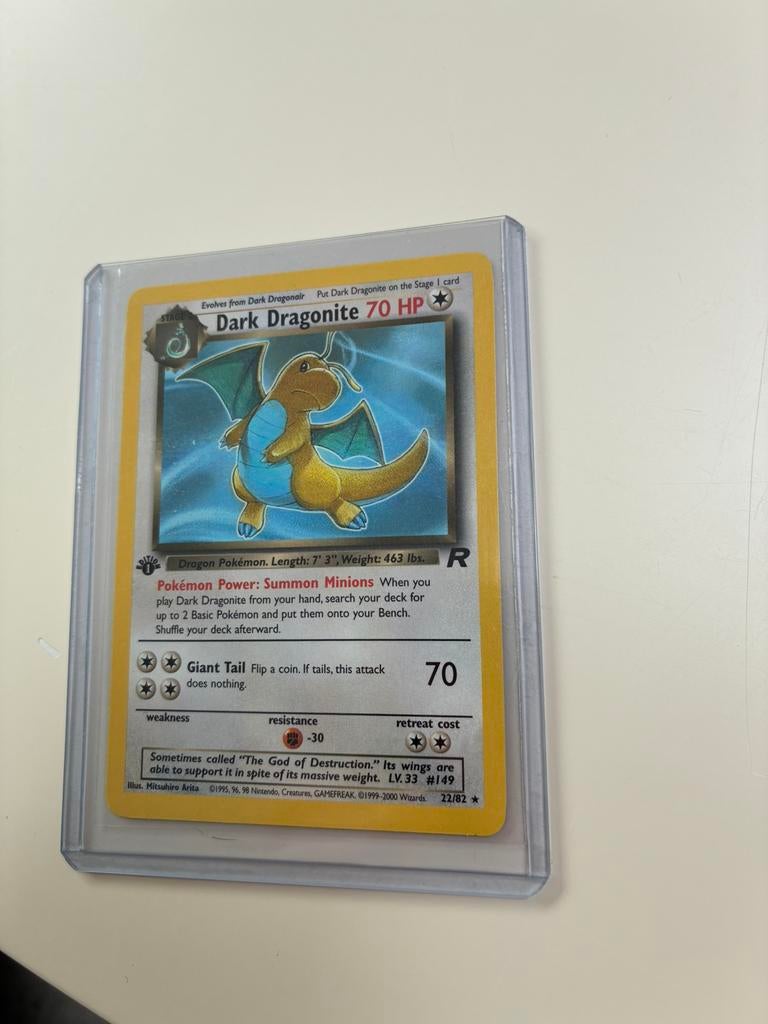 Dark Dragonite First Edition - Team Rocket, Verzenden, Nieuw