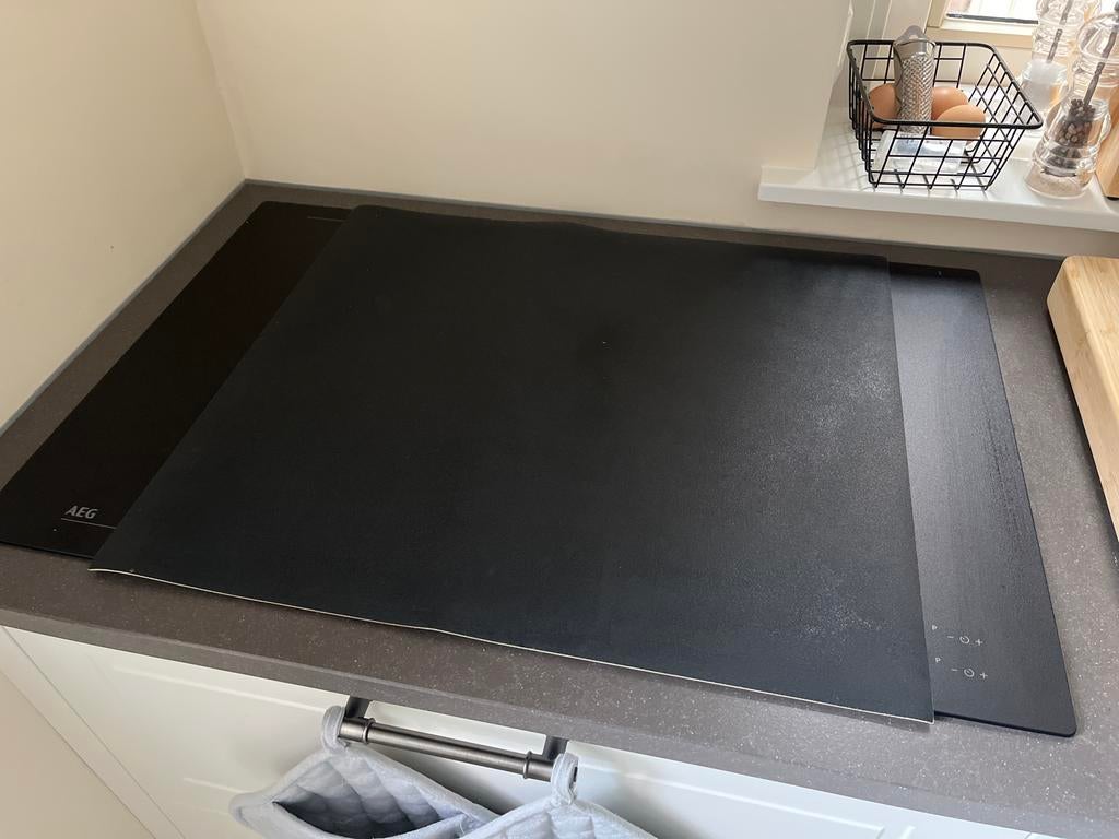 Inductie beschermer 52,5 x 59,5 cm, Ophalen, Gebruikt