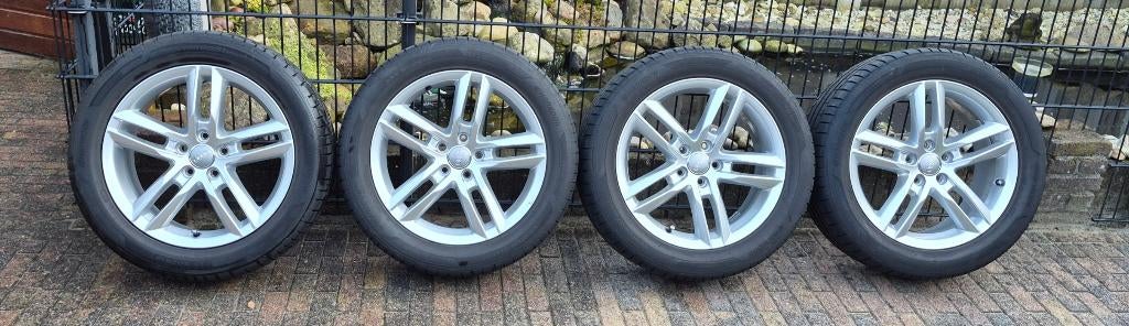 Mooie originele Audi velgen 18 inch en 17 inch., Ophalen, 18 inch, Gebruikt, Velg(en)