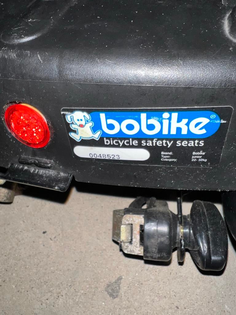 Fietszitje Bobike Junior Urban Achterzitje, Fietsen en Brommers, Ophalen, Achterzitje, 22 t/m 36 kg, Gebruikt