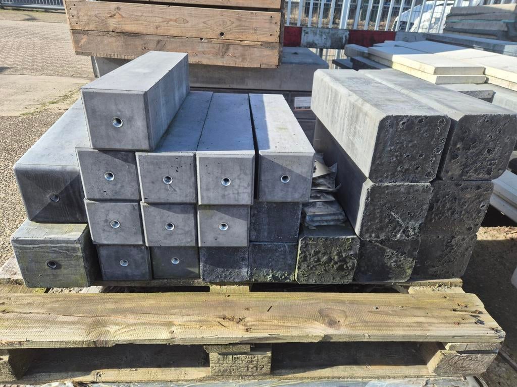 Betonpoer antraciet prijs per stuk, Tuin en Terras, Ophalen, Nieuw, Minder dan 100 cm, Minder dan 25 cm