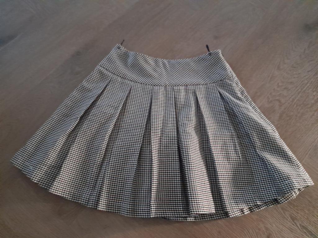 Bijna gratis zgan Meisjes plooirok ruit, beige,bruin,zwart, Meisje, Palomino (C&A), Ophalen of Verzenden, Zo goed als nieuw