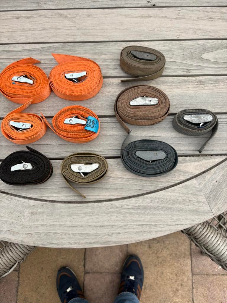 10 sjorbandjes, Ophalen of Verzenden, Zo goed als nieuw