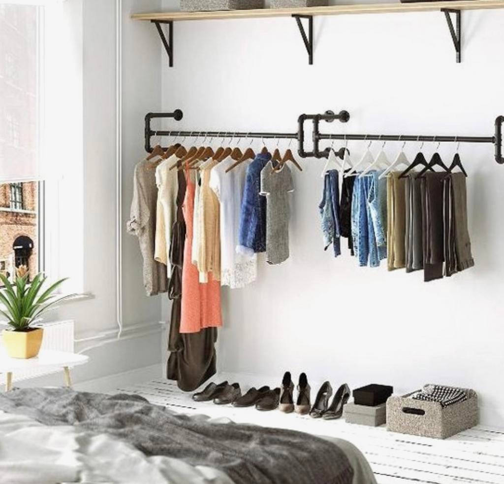 Nieuw in verpakking: 2x Kledingrek 115 cm steigerbuis, Ophalen of Verzenden, Nieuw