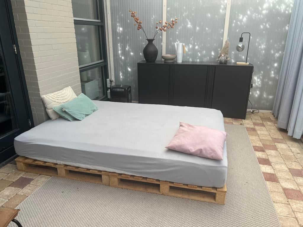 4 x pallet voor palletbed, Ophalen, Zo goed als nieuw