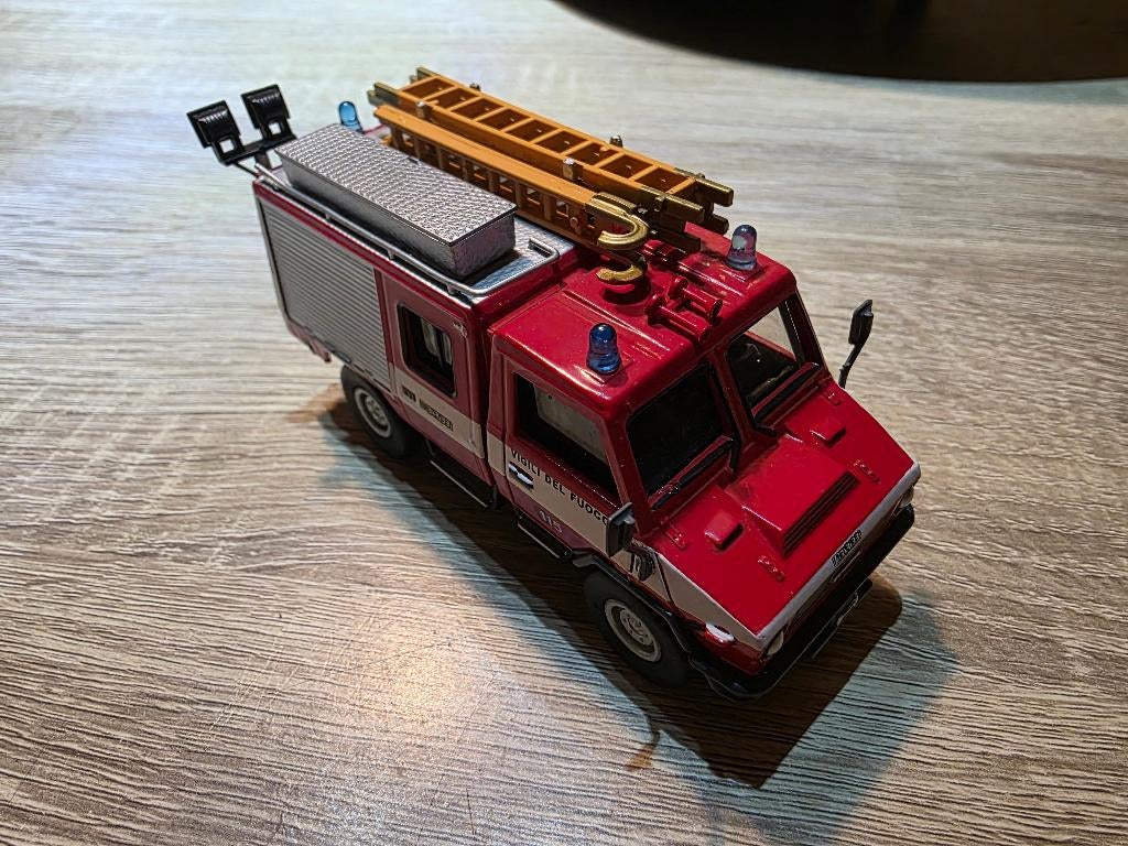 1998 Iveco AF/Combi brandweerwagen 1:50, Ophalen of Verzenden, Gebruikt, Bus of Vrachtwagen