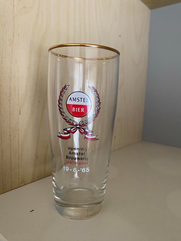 Vintage Amstel Bier Glazen Collectie - OUDE GLAZEN, Verzamelen, Biermerken, Ophalen of Verzenden, Zo goed als nieuw, Glas of Glazen