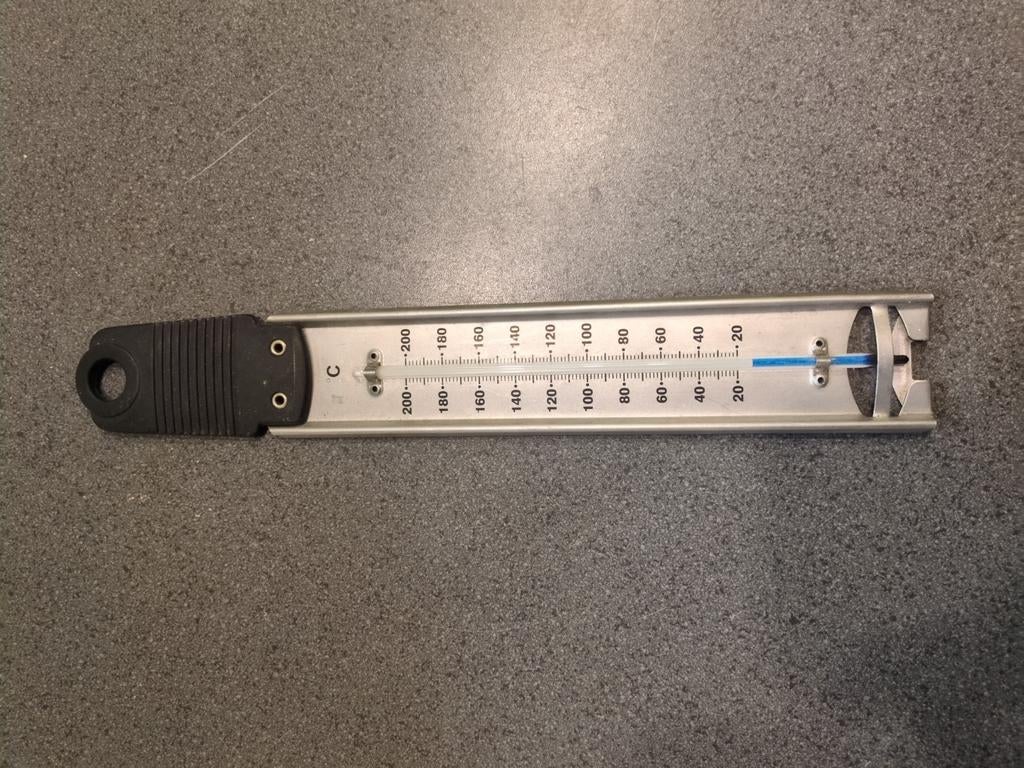 Universele thermometer voor binnen en buiten 20 tot 200 C, Ophalen of Verzenden, Gebruikt, Binnenthermometer