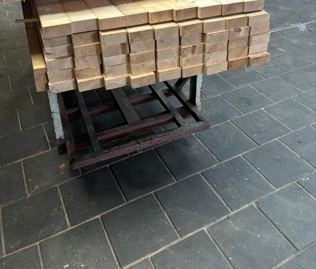 Nieuwe balken ( 5x10cm) 275 cm €4,50 ex btw pst, Ophalen of Verzenden, Nieuw, Balken