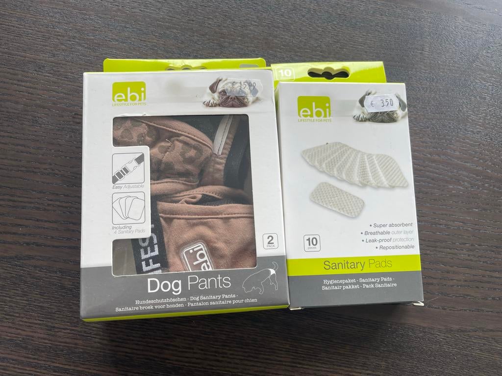 Ebi honden broekjes (kleine hond), Ophalen, Zo goed als nieuw