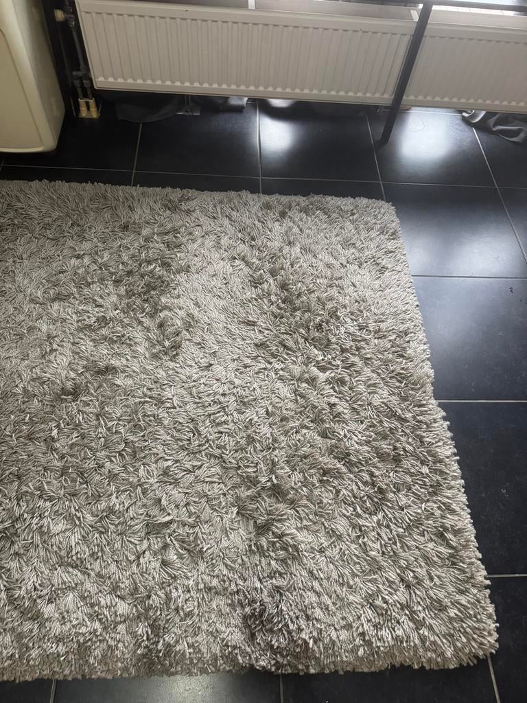 GASER tapijt ikea grijs, Gebruikt, Ophalen of Verzenden, 150 tot 200 cm, Grijs