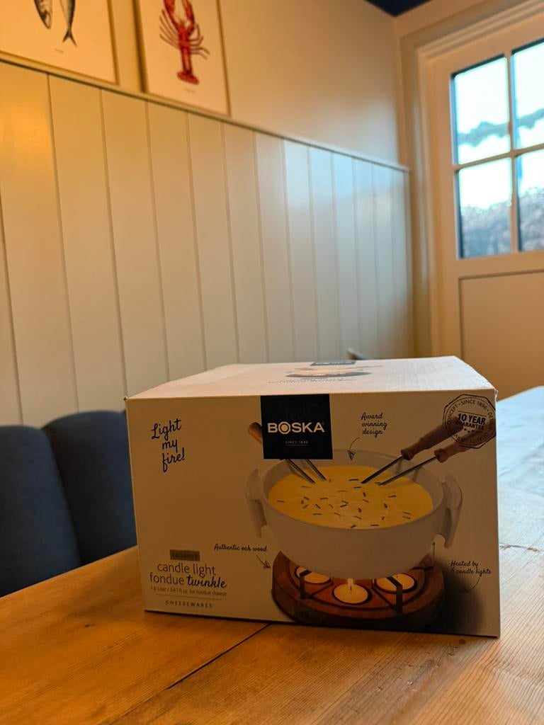 Boska kaasfondue, Witgoed en Apparatuur, Gourmetstellen, Ophalen of Verzenden, Zo goed als nieuw, 4 t/m 7 personen