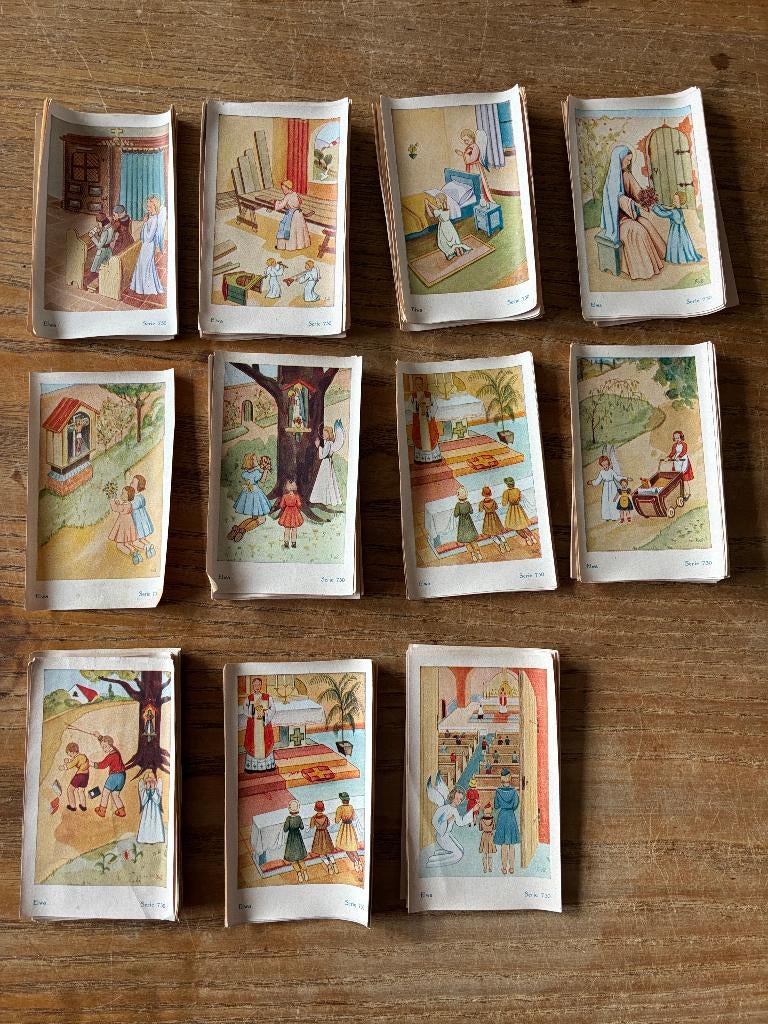 Vintage devotieprentjes santjes, Ophalen of Verzenden, Zo goed als nieuw, Kaart of Prent, Christendom | Katholiek