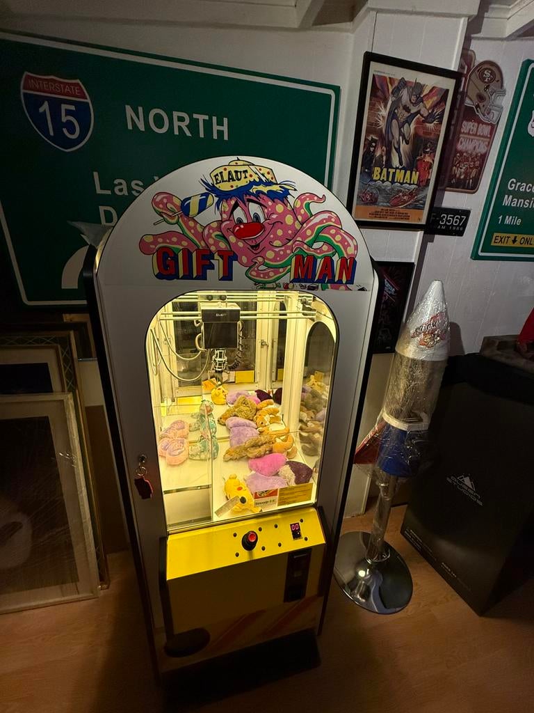 Candy man grijpkraan automaat, Euro, Ophalen of Verzenden, Gebruikt