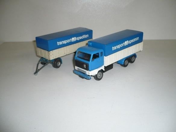 Tekno Volvo FB 89 met aanhanger Transport - Spedition, Ophalen of Verzenden, Gebruikt, Bus of Vrachtwagen, Tekno