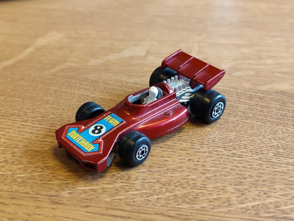 Matchbox Formula Racer ROOD, Ophalen of Verzenden, Zo goed als nieuw, Auto