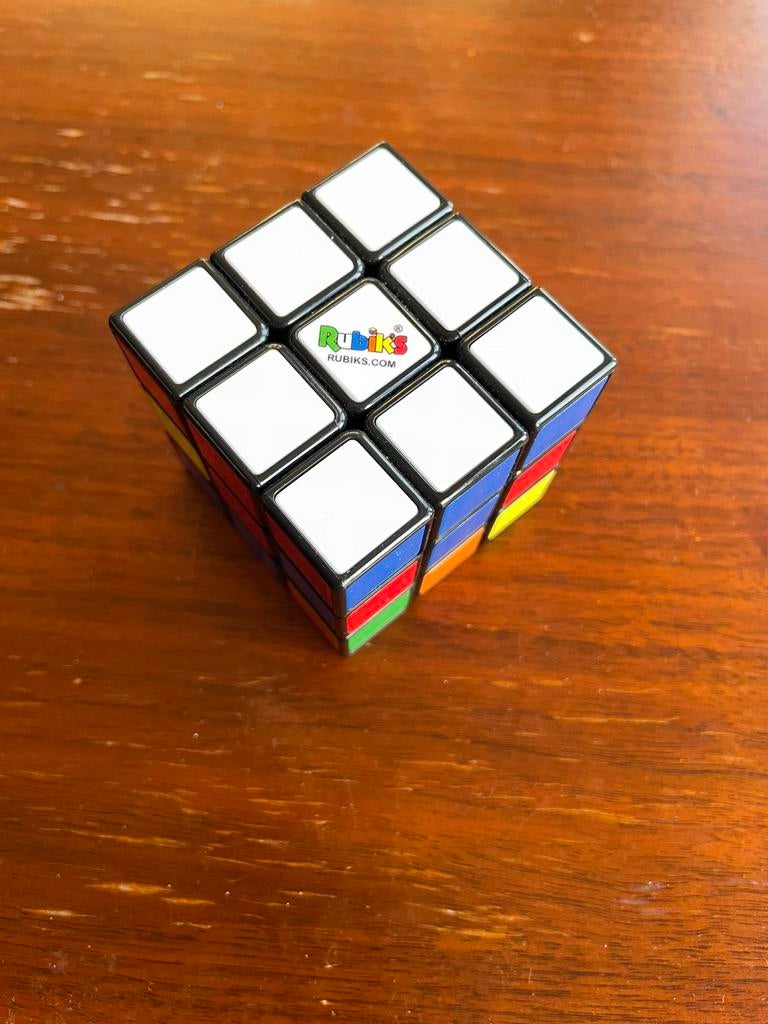 Rubik’s cube, Ophalen of Verzenden, Minder dan 500 stukjes, Zo goed als nieuw, Rubik's of 3D-puzzel