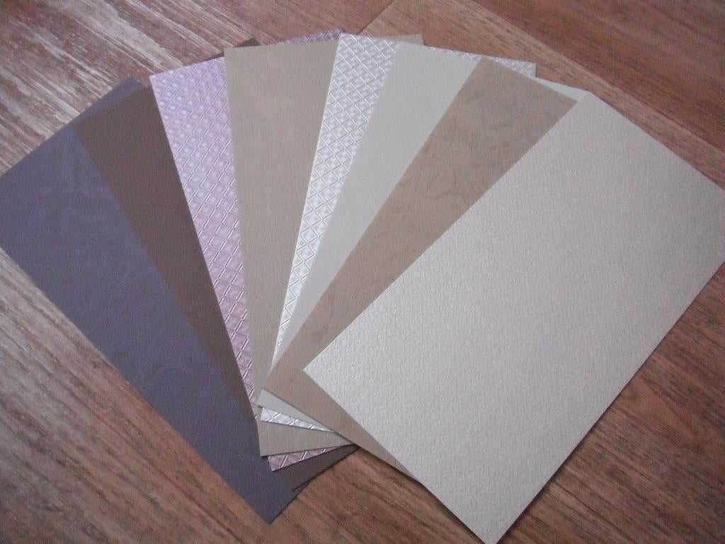 8 vellen speciaal karton 27x13,5 bruin tinten, Ophalen of Verzenden, Nieuw, Overige thema's, Blanco kaart of Basiskaart