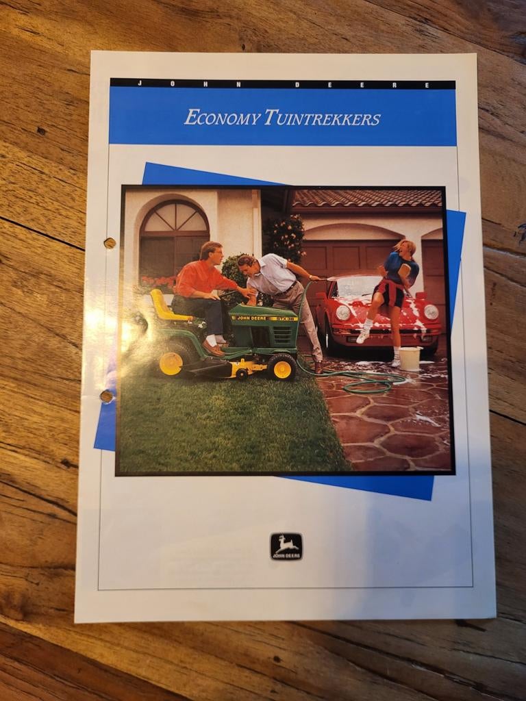 tractor folder John Deere Economy Tuintrekkers, Boeken, Catalogussen en Folders, Ophalen of Verzenden, Zo goed als nieuw