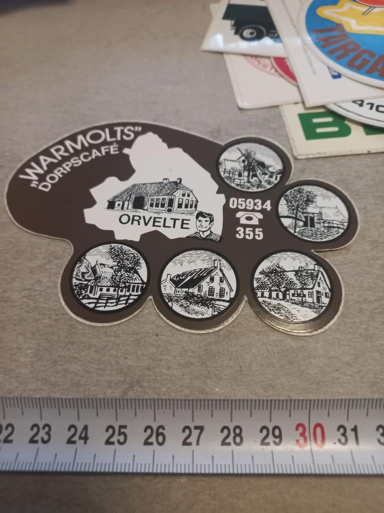 Warmoesstraat dorpscafe orvelte, Ophalen of Verzenden, Zo goed als nieuw