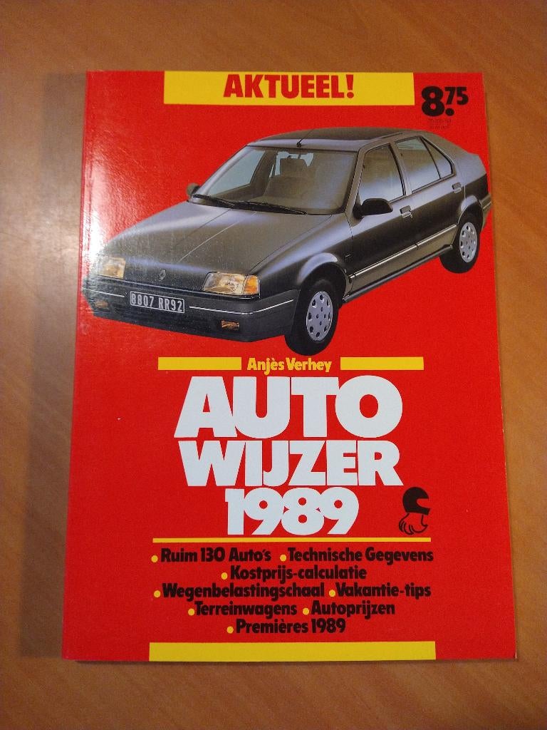 Autowijzer 1989. Verhey, Anjes, Boeken, Ophalen of Verzenden, Zo goed als nieuw, Overige merken