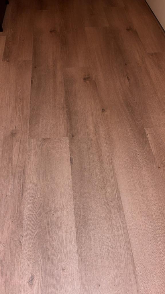 Eiken laminaat, 50 tot 150 cm, Ophalen of Verzenden, Zo goed als nieuw, 10 m² of meer