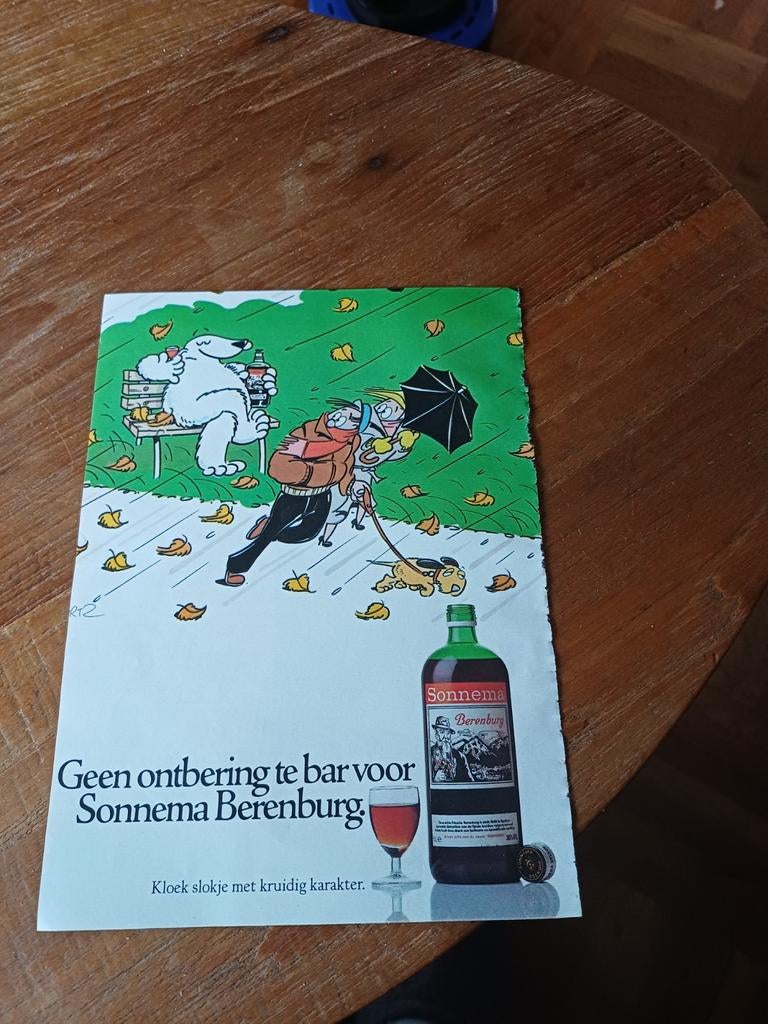Advertentie van Sonnema berenburg 2 1985, Verzamelen, Ophalen of Verzenden, Zo goed als nieuw, Overige typen