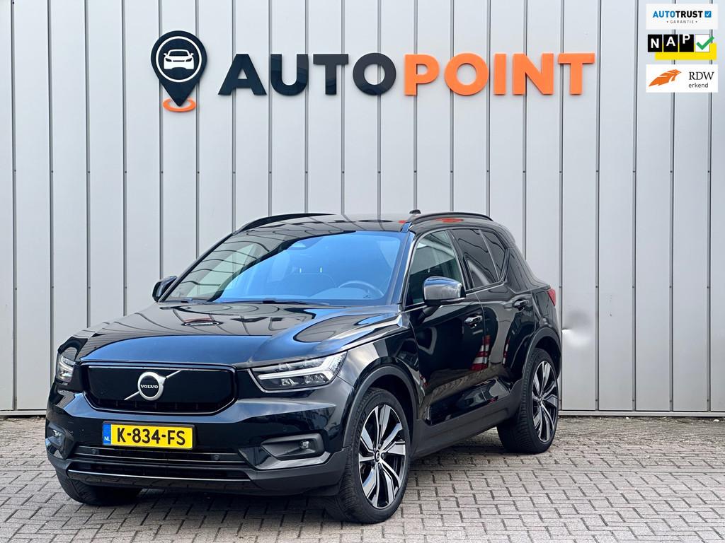 Volvo XC40 Recharge P8 AWD R-Design ALCANTARA CAMERA, Adaptive Cruise Control, Gebruikt, Zwart, Alcantara