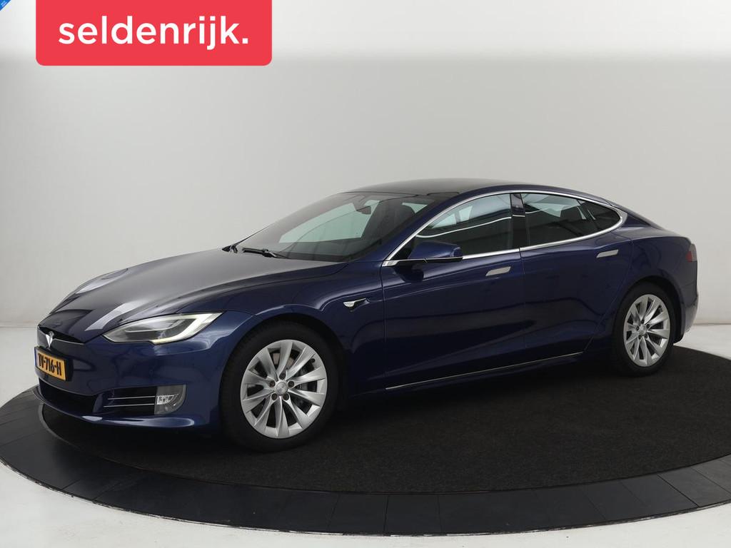 Tesla Model S 100D | SOH 90% | Panoramadak | Leder | Autopil, Auto's, Tesla, Gebruikt, 100 kWh, 110 €/maand, 2190 kg