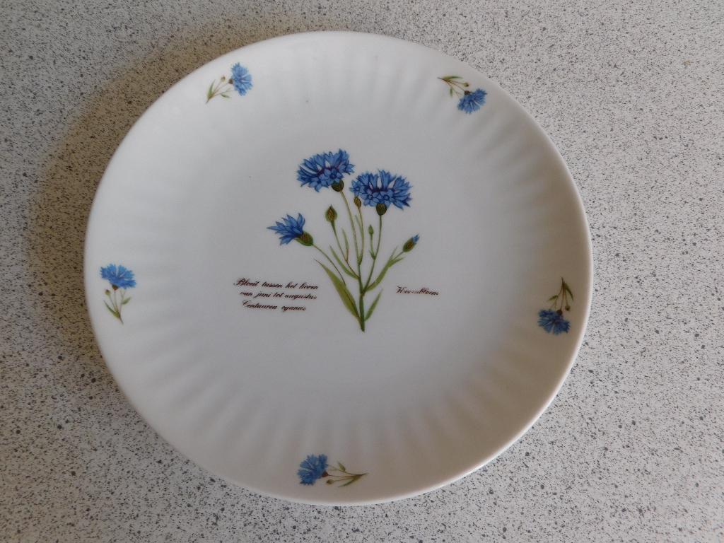 Bord 21 cm. Korenbloem Libelle Exclusief Marjolein Bastin, Ophalen of Verzenden, Zo goed als nieuw, Bord(en), Overige stijlen