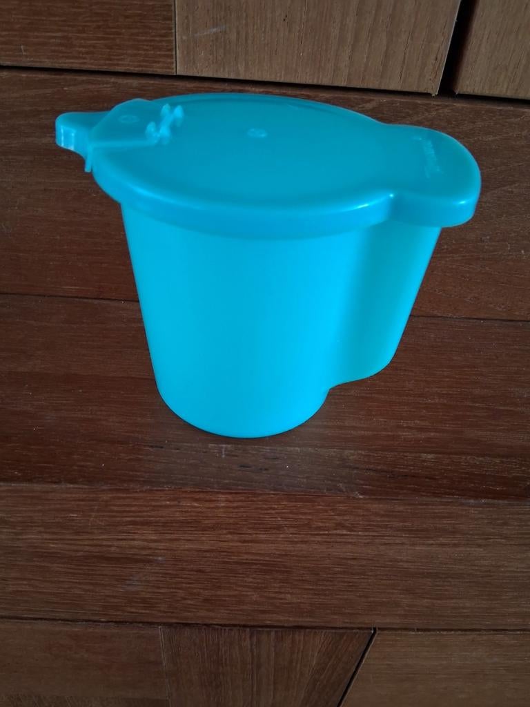 Tupperware Melkkannetje - Turquoise, Huis en Inrichting, Keuken | Tupperware, Ophalen, Gebruikt, Blauw, Beker of Kan