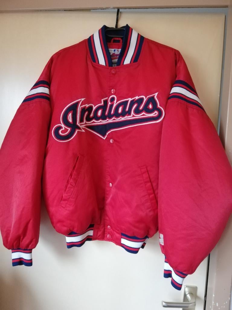 Cleveland Indians vintage bomber jacket, Maat 48/50 (M), Ophalen of Verzenden, Zo goed als nieuw, Starter
