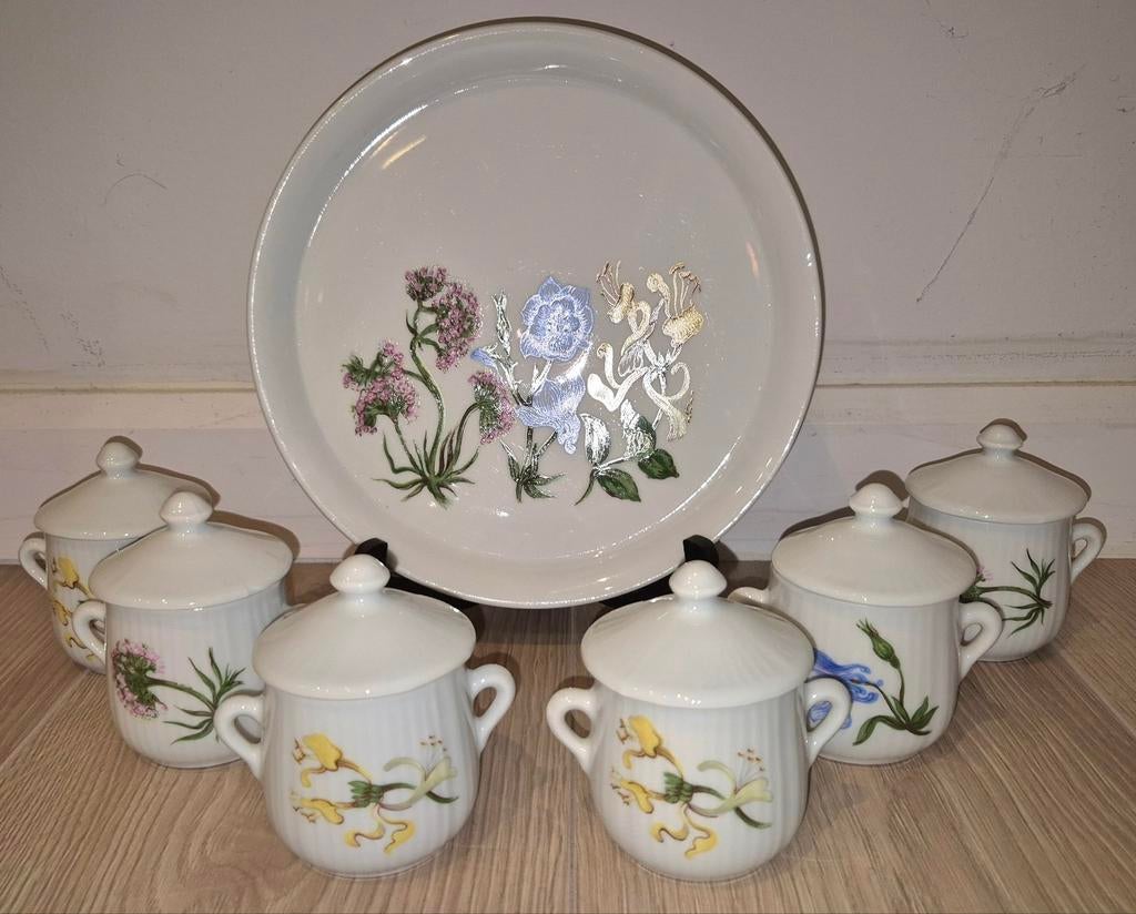 Roomservies porselein, Antiek en Kunst, Ophalen of Verzenden