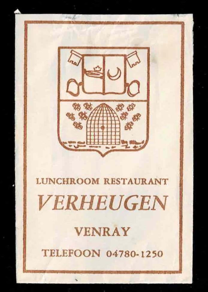 suikerzakje 1152 Verheugen Venray, Ophalen of Verzenden, Nederland