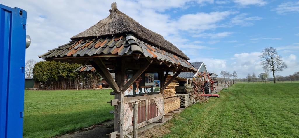 Eiken overkapping met pen en gat verbinding, Ophalen of Verzenden, Veranda