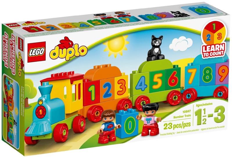 Lego Duplo set 10847 Nummer trein, Ophalen of Verzenden, Nieuw, Complete set, Duplo