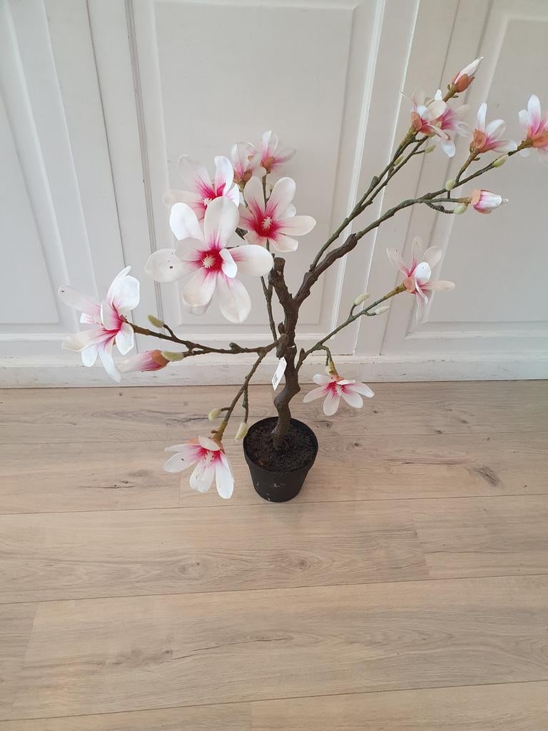 Magnolia kunstboompje 90 cm, Ophalen of Verzenden, Intratuin, Onbekend, Onbekend