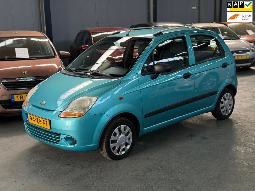 Chevrolet Matiz 0.8 Style Nieuwe APK NAP, Voorwielaandrijving, Gebruikt, Blauw, Origineel Nederlands
