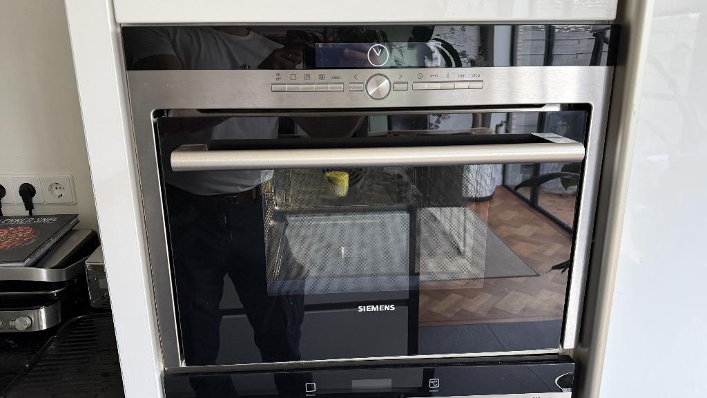 Siemens Combi stoom oven, Witgoed en Apparatuur, Ovens, Gebruikt, Hete lucht, Oven, Inbouw