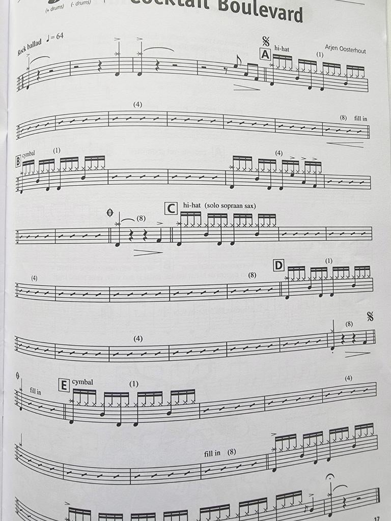 Real Time Drums in Songs - Level 1 met CD, Muziek en Instrumenten, Bladmuziek, Drums of Percussie, Les of Cursus, Ophalen of Verzenden