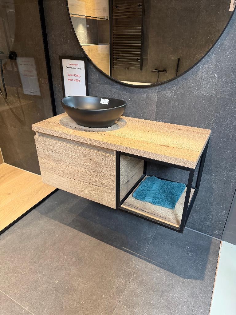 Wastafelmeubels sets 80/140 cm, Ophalen, 200 cm of meer, 75 cm of meer, Overige typen